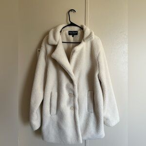 Jason Maxwell Cream Teddy Jacket
